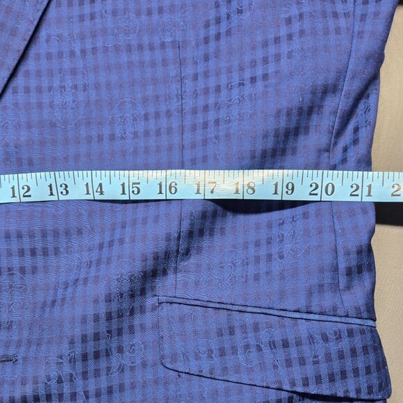 English Laundry Men’s Blue Suit – Blazer & Pants Set - Picture 10 of 14